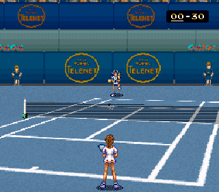 Screenshot Thumbnail / Media File 1 for Ace o Nerae! (Japan) [En by RPGOne v1.2] (~Aim for the Ace! - Ace Tennis)